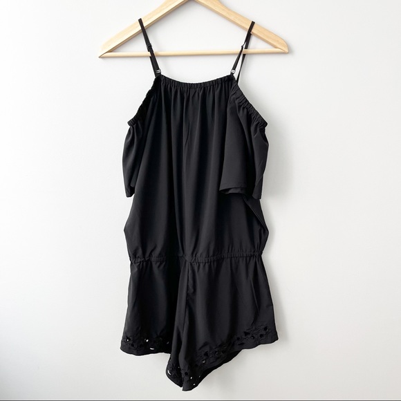 Fabletics Prue Cutout Romper Size S Black - Picture 7 of 17